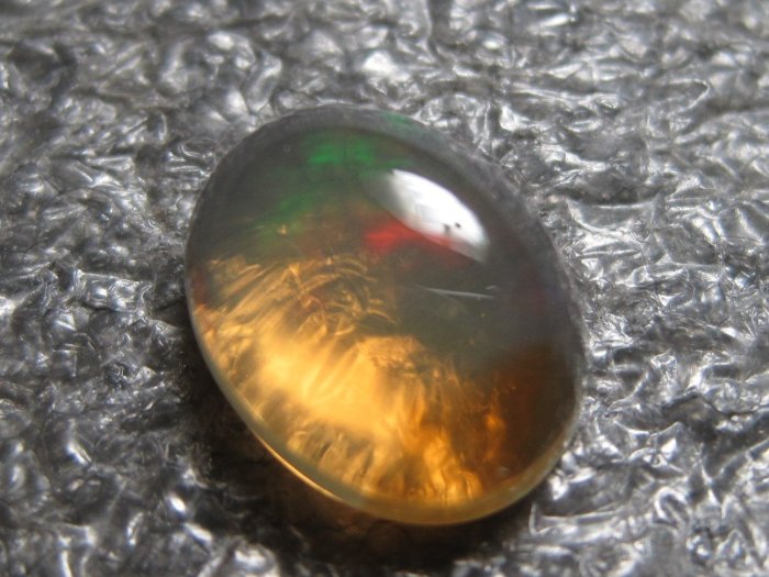 【John's琉璃仙境】@天然墨西哥火閃火蛋白石Flash Fire Opal@(M99)2.4750CT特價只售首標~