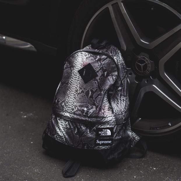 日貨代購CITY Supreme The north face Snakeskin Lightweig Bag 現貨