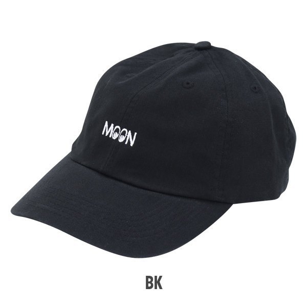 (I LOVE 樂多) MOON Cotton Twill Cap MOONEYES 簡約風格斜紋刺繡 老帽 遮陽帽