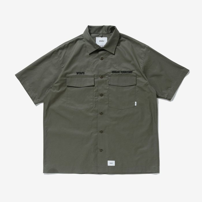 日貨代購CITY】2022SS WTAPS BUDS / SS / COTTON. TWILL 短袖襯衫2色