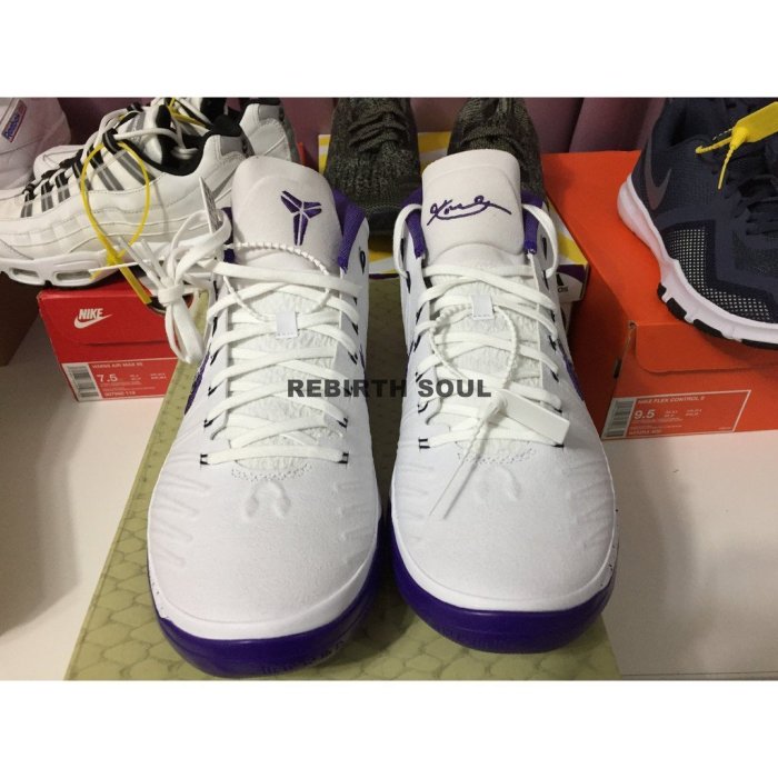 【正品】NIKE KOBE AD EP MID 922484-100 籃球鞋 曼巴 湖人