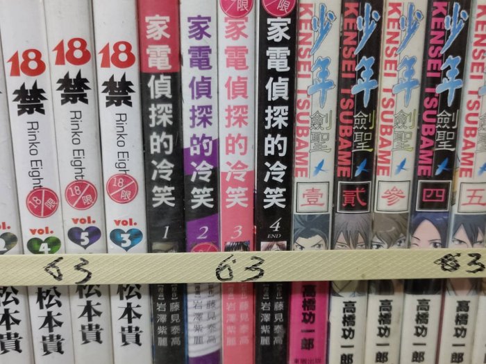 ✿哈哈二手書✿台北男漫地63【家電偵探的冷笑 1-4完】【作者-岩澤紫麗】東販出版※二手書