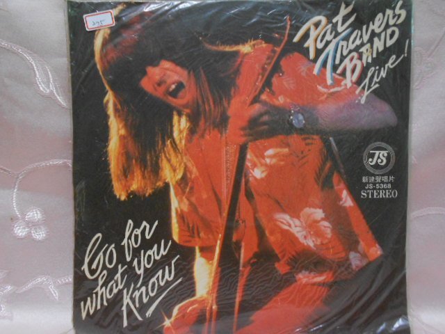 【采葳音樂網】西洋黑膠–Pat Travers Band〝Live! Go for What You Know 〞275