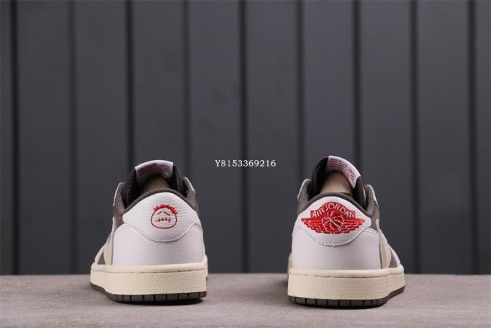 Travis Scott Nike Air Jordan 1 Low OG白棕倒鉤減震低筒籃球鞋DM7866-162男鞋