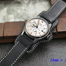 【時間探索】進口 軍用錶專用雙層高級錶帶.panerai ( 24mm.22mm)