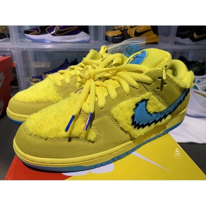 【正品】NIKE SB DUNK LOW PRO QS 黃色小熊 CJ5378-700慢跑鞋