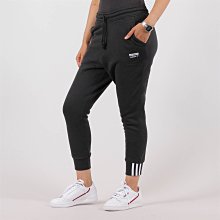 【Dr.Shoes】Adidas Original 女裝 黑 棉質 棉質 窄版 縮口褲 運動長褲 ED5851