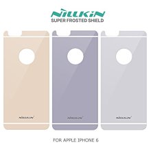 --庫米--NILLKIN APPLE IPHONE 6 4.7吋 Amazing H+ 防爆鋼化玻璃背貼 機身玻璃貼