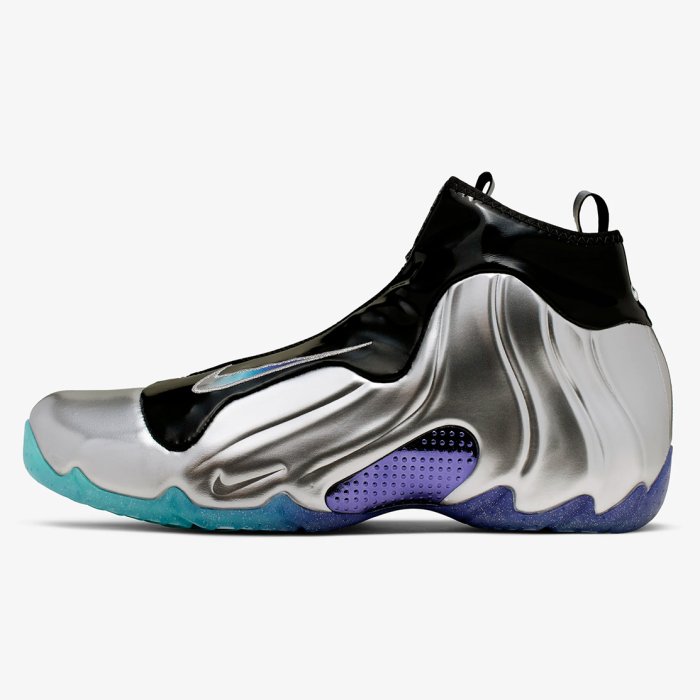 R'代購 Nike Air Flightposite China Hoop Dreams KG 銀黑藍紫 太空鞋 CJ8010-990