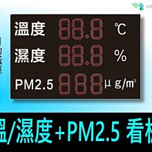 工商專用LED溫度/濕度+PM2.5燈箱(戶外型)