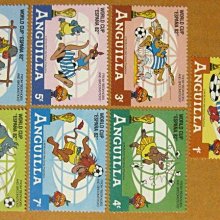 (8 _ 8)~-安格拉--卡通郵票---1982年---各種動物的運動會--- 7 張---02---外拍--雙僅一套