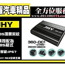 虎耀汽車精品~JHY 360-DC1 -CVBS環景行車輔助系統