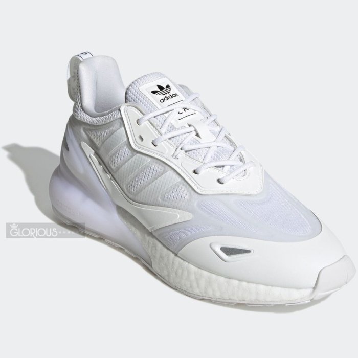 免運 ADIDAS ORIGINAL ZX 2K BOOST 2.0 白 GZ7741 輕量 運動鞋【GL代購】