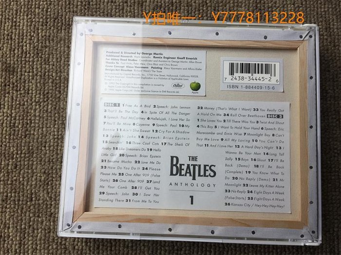 唱片CDThe Beatles  Anthology 1    2CD  OM版拆