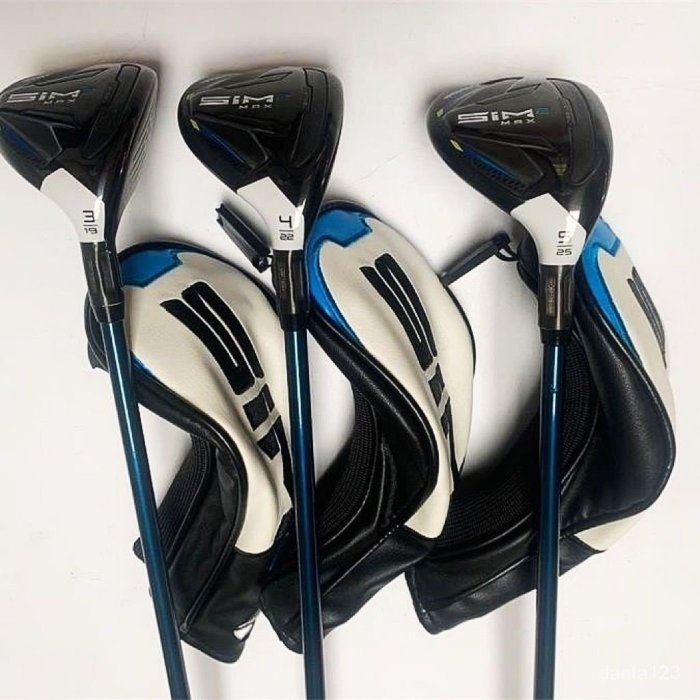 【熱賣精品】 高爾夫小雞腿 Taylormade高爾夫 SIM2 MAX泰勒梅 全套全新男士鐵木桿小雞腿