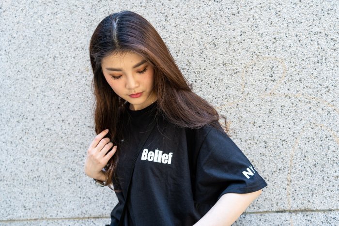 【A-KAY0】BELIEF X CHAMPION 男女 WORLD TRADE TEE 短T 黑【BLFXCHTBK】