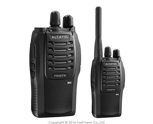 ＊來電享驚喜價＊FR-08TW ALCATEL 2W 無線電對講機組(2支一組)操作簡單/結構紮實/抗摔耐用