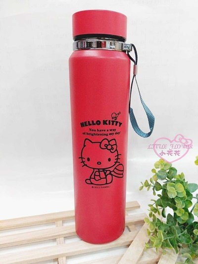 ♥小花花日本精品♥Hello Kitty 提把智能保溫瓶 大容量 保溫保冷 水壺 水瓶 1000ml ~3