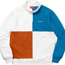 【日貨代購CITY】2018SS SUPREME Color Blocked Half Zip 衝鋒 衛衣 拼接 現貨