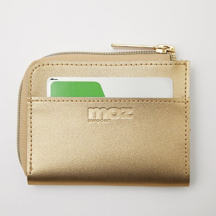 日本雜誌附錄 MOZ 皮質零錢包 錢包 質感錢包(粉色/金色/藍色)