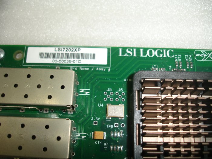 【電腦零件補給站】LSI Logic LSI7202XP PCI-X光纖卡 無光纖接受器 請自備