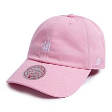 塞爾提克~Mitchell Ness m&n Dad Hat 棉質 老帽 帽子 電繡 Micro Logo 粉紅色
