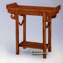 【設計私生活】柚木實木3尺單抽玄關桌、花架(免運費)126