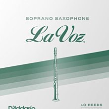 §唐川音樂§【Daddario LA VOZ SOPRANO SAX REED 薩克斯風 高音 爵士 竹片 10片裝】