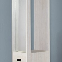 【設計私生活】維克1.3尺白木紋二抽穿衣鏡、收納櫃、側邊櫃(免運費)106A