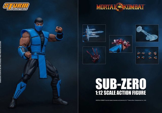 全新 Storm Toys 1/12 真人快打 魔宮帝國 Mortal Kombat 絕對零度 Sub-Zero