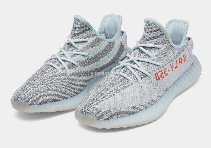 代購】Adidas Yeezy Boost 350 Blue Tint 冰藍時尚百搭運動鞋B37571