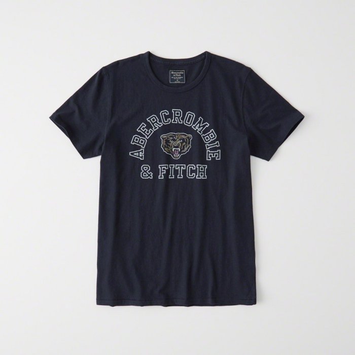 【A&F男生館】☆【Abercrombie&Fitch 老虎印圖短袖T恤】☆【AF007D1】(XS-M)