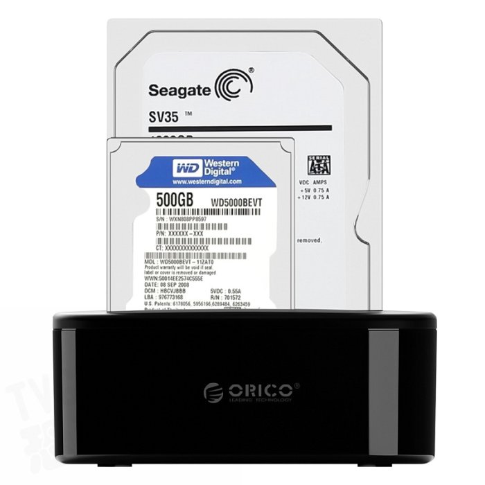 ORICO USB3.0 3.5吋 2.5吋 HDD SSD SATA 外接硬碟盒 6218US3 PC PS4 PS5