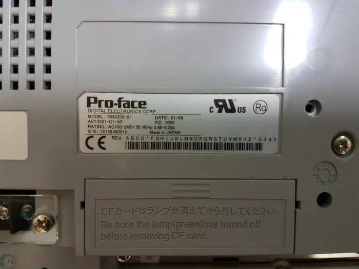 Pro-face AST3501-T1-AF 3580208-01 Panel Touch (9成新)