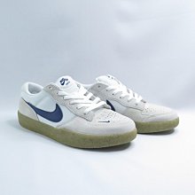 NIKE SB Force 58 滑板鞋 CZ2959100 男休閒鞋 白/深海藍 大尺碼【iSport愛運動】