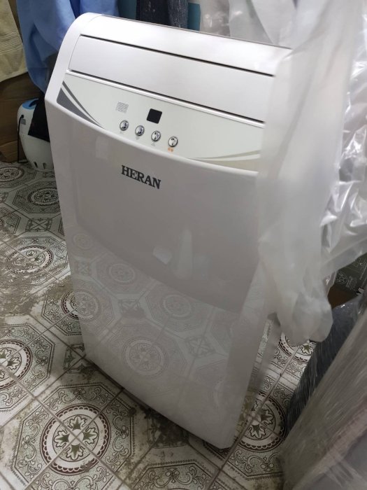 ASDF 二手 HERAN 5-7坪 冷暖除濕 移動式冷氣空調 HPA-35G1H 12000BTU 20制