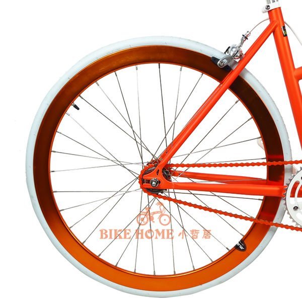 小哲居 RUBEN 魯班 女生專屬低跨點 FACTOR (FIXED GEAR)橘 客製組車 單速車 特技車 優惠中