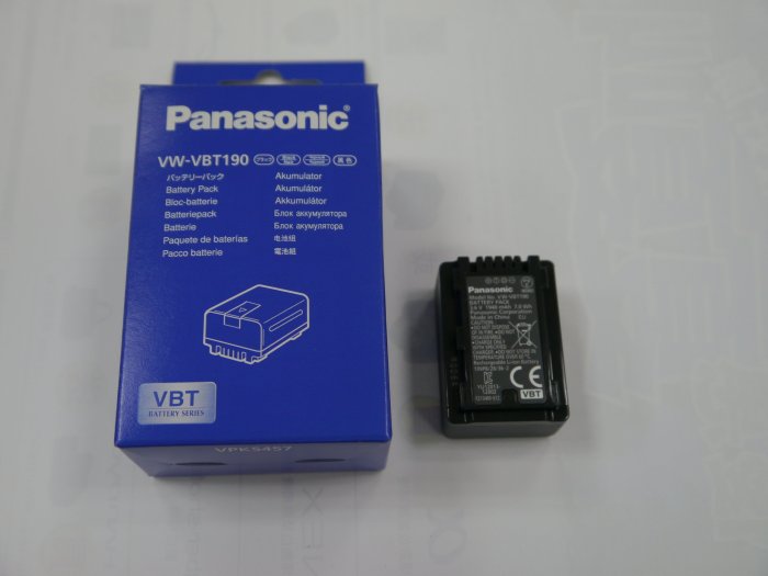 【TK視聽】 PANASONIC VW-VBT190原廠鋰電池( VBK180升級版) 適用SD60 HS80 TM70