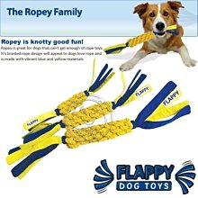 【🐱🐶培菓寵物48H出貨🐰🐹】FLAPPY《ROPEY 黃色玉米捲 L》有助潔牙的編織玩具 特價299元