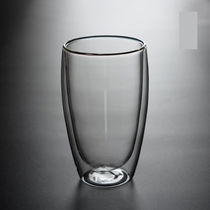 450ml 蛋形雙層玻璃杯 保溫隔熱 水杯 咖啡杯 茶杯 高硼矽耐熱杯【丹麥-Bodum、星巴克可參考】《金谷65番咖》