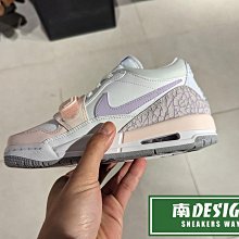 南🔥2024 2月 NIKE Air Jordan Legacy 312 低筒 魔鬼氈 女款 白粉紫HF0747-151