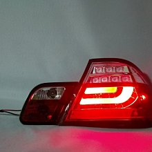 新店【阿勇的店】BMW E46 4門 98~01 十月 前期 紅白晶鑽版 光導版尾燈 4件式 E46 尾燈