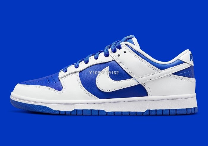 代購】Nike Dunk Low Racer Blue White 反轉藍白低幫休閒百搭滑板鞋