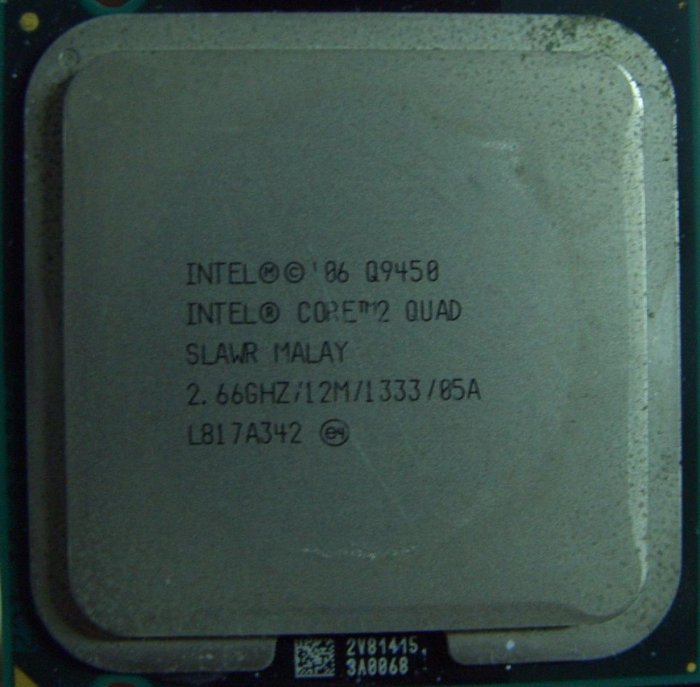 四核心intel Q9450含風扇Core 2 Quad 2.66ghz lga775 12m快取 cpu 4核心正式版