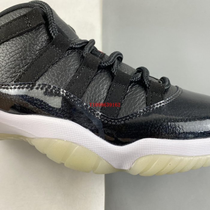 Air Jordan AJ11 Low "72-10" 大魔王 黑 耐磨 減震 籃球鞋 AV2187-001  情侶鞋