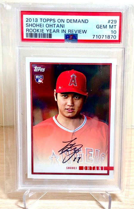 大谷翔平超稀有新人卡(RC) PSA 10，2018 Topps on demand，免運費