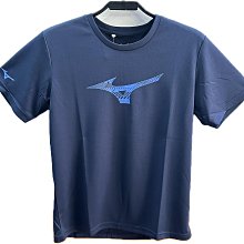 = 威勝 運動用品 = 24年 Mizuno 男 短袖T恤 (深藍) 32TAB00514