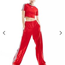 (嫻嫻屋) 英國ASOS-adidas Originals鬆緊腰三線LOGO邊長褲 預購款EL23