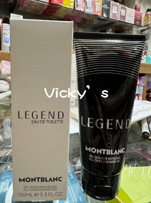 *vicky’s* Mont Blanc 傳奇經典 沐浴膠 100ml 全新Tester包裝 （全新沒有封膜）高雄可店取