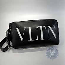 VALENTINO 范倫鐵諾 LOGO 黑色 腰包 胸包 肩背包 單肩包 精品包 包包